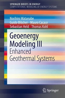 Abbildung von Watanabe / Blöcher | Geoenergy Modeling III | 1. Auflage | 2016 | beck-shop.de