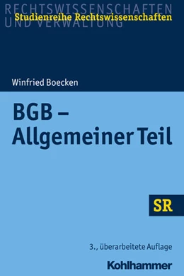 Abbildung von Boecken | BGB - Allgemeiner Teil | 3. Auflage | 2019 | beck-shop.de