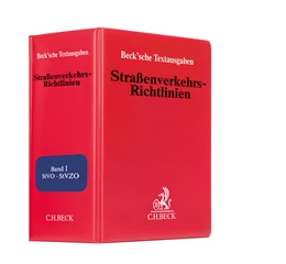 Abbildung von Straßenverkehrs-Richtlinien Hauptordner I 100 mm • 1 Ersatzordner (leer) | 1. Auflage | | beck-shop.de