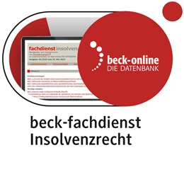 Abbildung von beck-fachdienst. Insolvenzrecht | 1. Auflage | | beck-shop.de