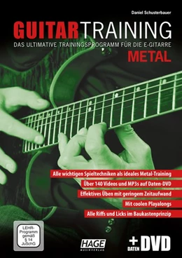 Abbildung von Schusterbauer / Hage | Guitar Training Metal (mit Daten-DVD) | 1. Auflage | 2016 | beck-shop.de