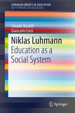 Abbildung von Baraldi / Corsi | Niklas Luhmann | 1. Auflage | 2016 | beck-shop.de