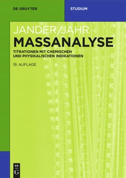 Abbildung von Schulze / Simon | Massanalyse | 19. Auflage | 2017 | beck-shop.de