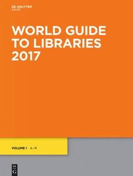 Abbildung von World Guide to Libraries 2017 | 32. Auflage | 2017 | beck-shop.de