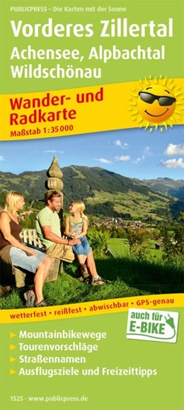 Abbildung von Vorderes Zillertal /Achensee /Alpbachtal /Wildschönau. Wander- und Radkarte 1 : 35 000 | 1. Auflage | 2017 | beck-shop.de
