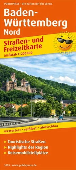 Abbildung von Baden-Württemberg-Nord. Straßen- und Freizeitkarte 1 : 200 000 | 1. Auflage | 2017 | beck-shop.de