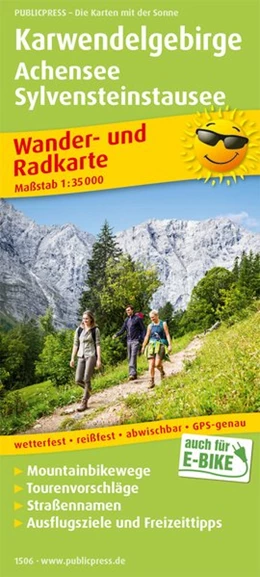 Abbildung von Karwendelgebirge, Achensee, Sylvensteinstausee Wander- und Radkarte 1 : 35 000 | 1. Auflage | 2017 | beck-shop.de