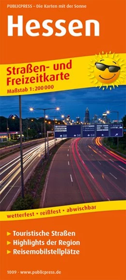 Abbildung von Hessen. Straßen- und Freizeitkarte 1 : 200 000 | 1. Auflage | 2017 | beck-shop.de