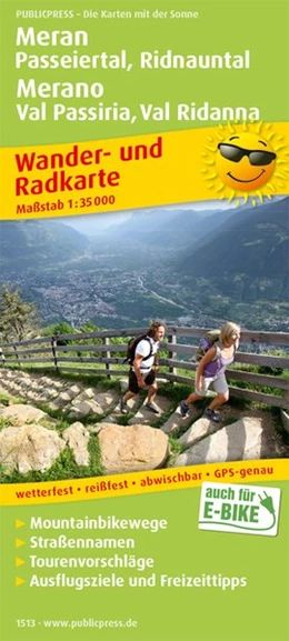 Abbildung von Meran, Passeiertal, Ridnauntal / Merano, Val Passiria, Val Ridanna Wander- und Radkarte 1 : 35 000 | 1. Auflage | 2017 | beck-shop.de