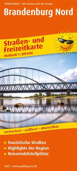 Abbildung von Brandenburg Nord Straßen- und Freizeitkarte 1 : 200 000 | 1. Auflage | 2017 | beck-shop.de