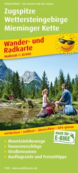 Abbildung von Zugspitze - Wettersteingebirge - Mieminger Kette. Wander- und Radkarte 1 : 35 000 | 1. Auflage | 2017 | beck-shop.de