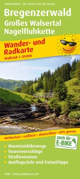 Abbildung von Bregenzerwald, Großes Walsertal, Nagelfluhkette Wander- und Radkarte 1 : 35 000 | 1. Auflage | 2017 | beck-shop.de
