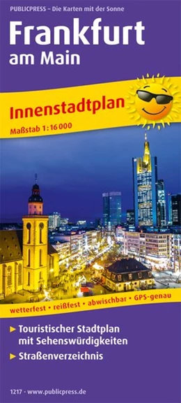 Abbildung von Frankfurt am Main Innenstadtplan 1 : 16 000 | 1. Auflage | 2017 | beck-shop.de