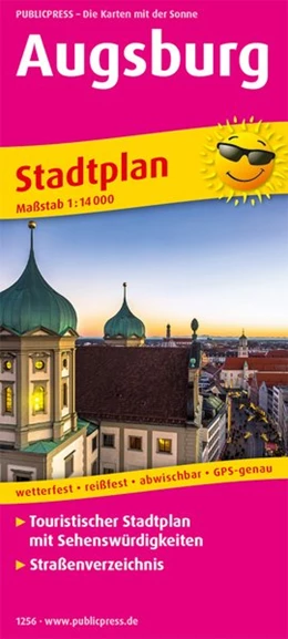 Abbildung von Augsburg Stadtplan 1:14000 | 1. Auflage | 2017 | beck-shop.de