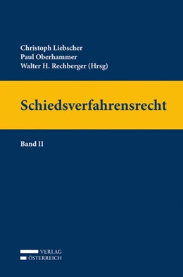 Abbildung von Liebscher / Oberhammer | Schiedsverfahrensrecht | 1. Auflage | 2016 | beck-shop.de