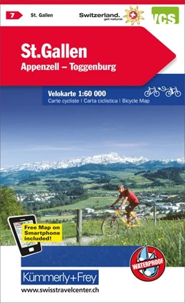Abbildung von Radwanderkarte St. Gallen - Appenzell - Toggenburg mit Ortsindex (7) | 1. Auflage | 2017 | beck-shop.de