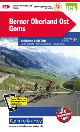 Abbildung von Radwanderkarte Berner Oberland Ost - Goms mit Ortsindex (22) | 1. Auflage | 2017 | beck-shop.de