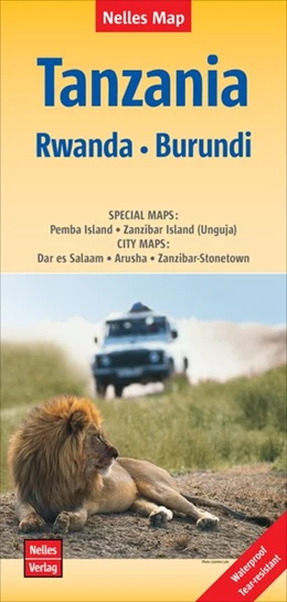 Abbildung von Nelles Map Tanzania - Rwanda - Burundi 1:1 500 000 | 1. Auflage | 2019 | beck-shop.de