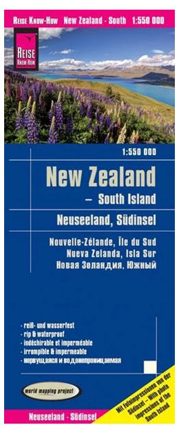 Abbildung von Peter Rump | Reise Know-How Landkarte Neuseeland, Südinsel 1:550.000 | 1. Auflage | 2017 | beck-shop.de