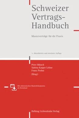 Abbildung von Münch / Kasper Lehne | Schweizer Vertrags-Handbuch | 3. Auflage | 2018 | beck-shop.de