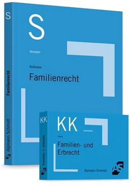 Abbildung von Roßmann / Haack | Roßmann, Skript Familienrecht + Haack, Karteikarten Familien- und Erbrecht • Set
 | 1. Auflage | | beck-shop.de