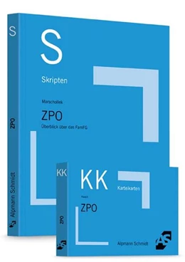 Abbildung von Marschollek / Haack | Skript ZPO + Karteikarten ZPO • Set
 | 1. Auflage | | beck-shop.de