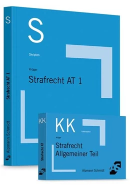 Abbildung von Krüger / Schäffer | Skript Strafrecht AT 1 + Karteikarten Strafrecht AT • Set | 1. Auflage | | beck-shop.de