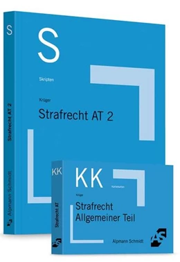 Abbildung von Krüger / Schäffer | Skript Strafrecht AT 2 + Karteikarten Strafrecht AT • Set | 1. Auflage | | beck-shop.de