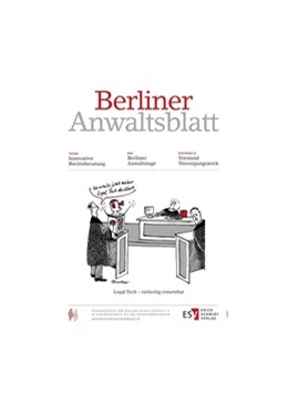 Abbildung von Berliner Anwaltsblatt | 67. Auflage | 2025 | beck-shop.de