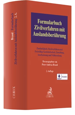 Abbildung von Formularbuch Zivilverfahren mit Auslandsberührung | 2. Auflage | 2018 | beck-shop.de