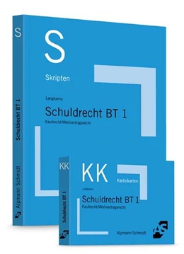 Abbildung von Langkamp | Skript Schuldrecht BT 1 + Karteikarten Schuldrecht BT 1 • Set | 1. Auflage | | beck-shop.de