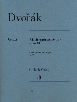 Abbildung von Dvorák / Rahmer | Dvorák, Antonín - Klavierquintett A-dur op. 81 | 1. Auflage | 2021 | beck-shop.de