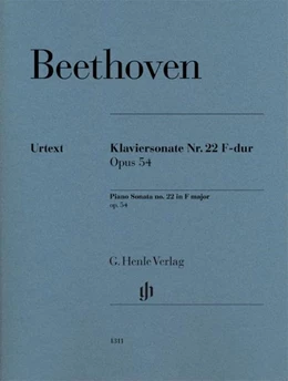 Abbildung von Beethoven / Wallner | Klaviersonate Nr. 22 F-dur op. 54 | 1. Auflage | | beck-shop.de