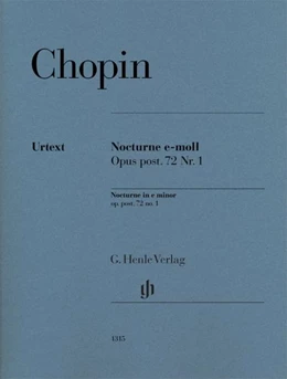 Abbildung von Chopin / Zimmermann | Nocturne e-moll op. post. 72,1 | 1. Auflage | 2016 | beck-shop.de