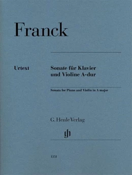 Abbildung von Franck / Jost | Sonate für Klavier und Violine A-dur | 1. Auflage | 2016 | beck-shop.de