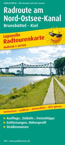 Abbildung von Radwanderkarte Radroute Nord-Ostsee-Kanal 1 : 50 000 | 8. Auflage | 2017 | beck-shop.de