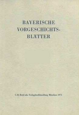 Abbildung von Bayerische Vorgeschichtsblätter 2003 | 1. Auflage | 2004 | beck-shop.de