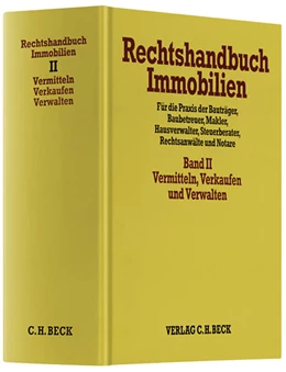 Abbildung von Rechtshandbuch Immobilien Bd. II Leinen-Ordner 65 mm • 1 Ersatzordner (leer) | 1. Auflage | | beck-shop.de