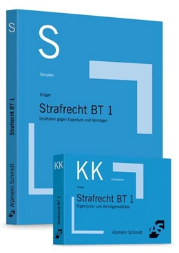 Abbildung von Krüger / Schäffer | Skript Strafrecht BT 1 + Karteikarten Strafrecht BT 1 • Set
 | 1. Auflage | | beck-shop.de