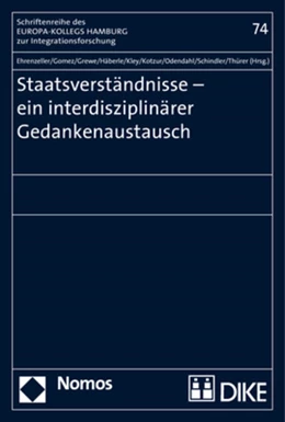Abbildung von Ehrenzeller / Gomez | Staatsverständnisse - ein interdisziplinärer Gedankenaustausch | 1. Auflage | 2017 | beck-shop.de