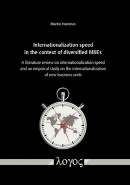 Abbildung von Hammes | Internationalization speed in the context of diversified MNEs | 1. Auflage | 2017 | beck-shop.de