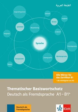 Abbildung von Thematischer Basiswortschatz. Deutsch als Fremdsprache A1-B1+. Mit Übersetzungen und Erläuterungen auf Arabisch | 1. Auflage | 2017 | beck-shop.de