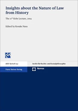 Abbildung von Nasu | Insights about the Nature of Law from History | 1. Auflage | 2017 | beck-shop.de