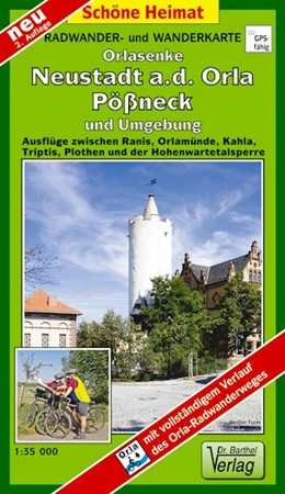 Abbildung von Orlasenke, Neustadt a.d. Orla, Pößneck und Umgebung 1 : 35 000. Radwander- und Wanderkarte | 2. Auflage | 2017 | beck-shop.de