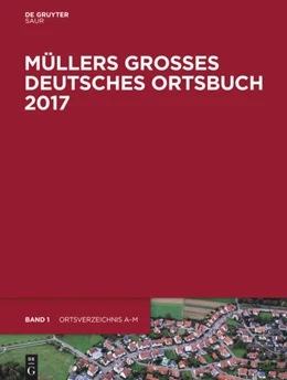 Abbildung von Müllers Großes Deutsches Ortsbuch 2017 | 35. Auflage | 2017 | beck-shop.de