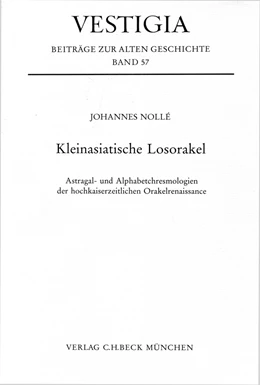 Abbildung von Nollé, Johannes | Kleinasiatische Losorakel | 1. Auflage | 2007 | Band 57 | beck-shop.de