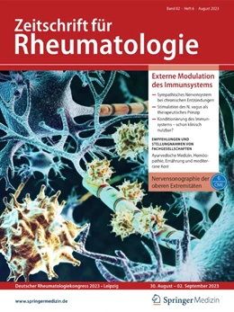 Abbildung von Zeitschrift für Rheumatologie | 77. Auflage | 2025 | beck-shop.de