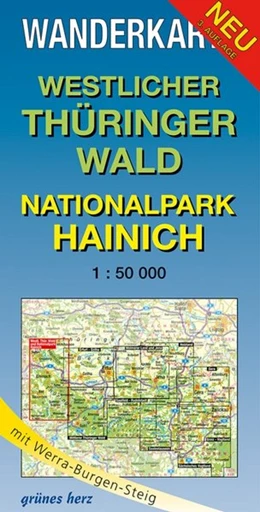 Abbildung von Gebhardt | Westlicher Thüringer Wald - Nationalpark Hainich 1 : 50 000 Wanderkarte | 3. Auflage | 2016 | beck-shop.de
