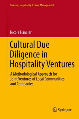 Abbildung von Häusler | Cultural Due Diligence in Hospitality Ventures | 1. Auflage | 2017 | beck-shop.de