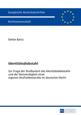 Abbildung von Bartz | Identitätsdiebstahl | 1. Auflage | 2017 | beck-shop.de